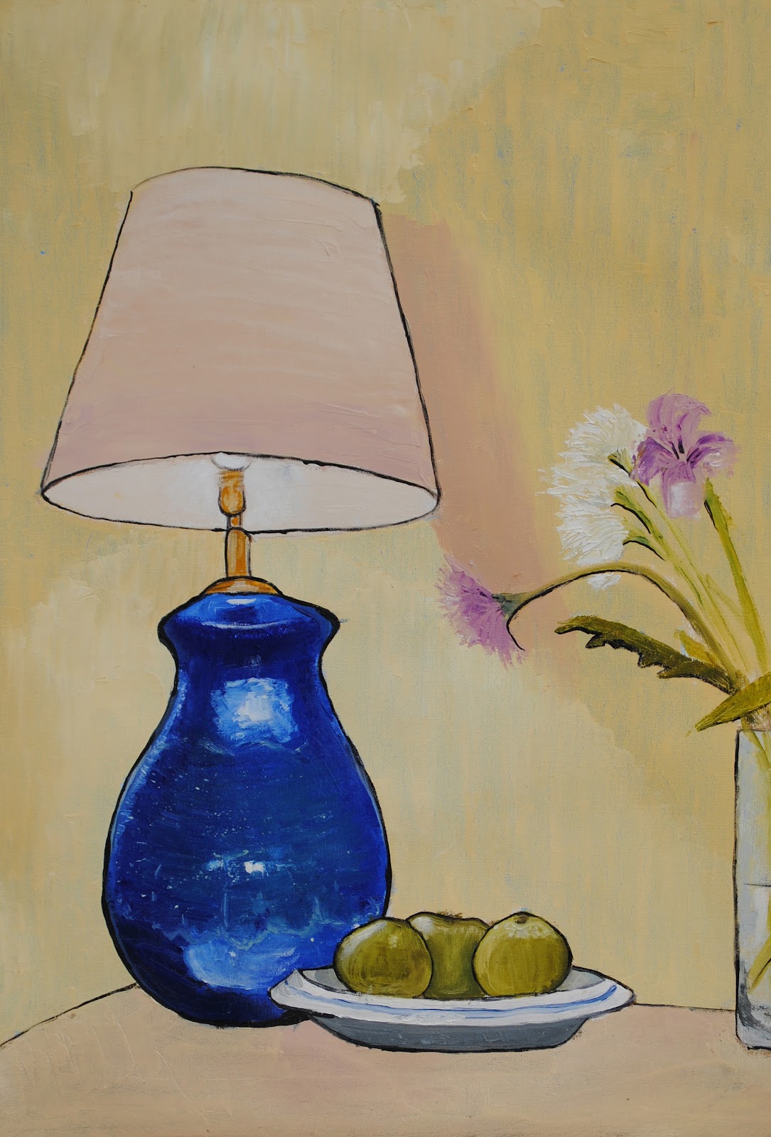 Helen's Painting OCA Blog Exercise Drawing in Paint