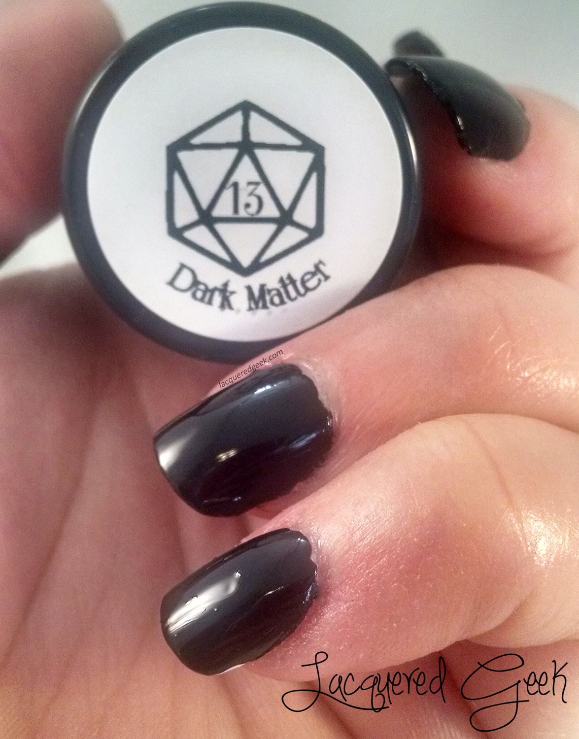 Lucky 13 Lacquer Dark Matter nail polish swatch