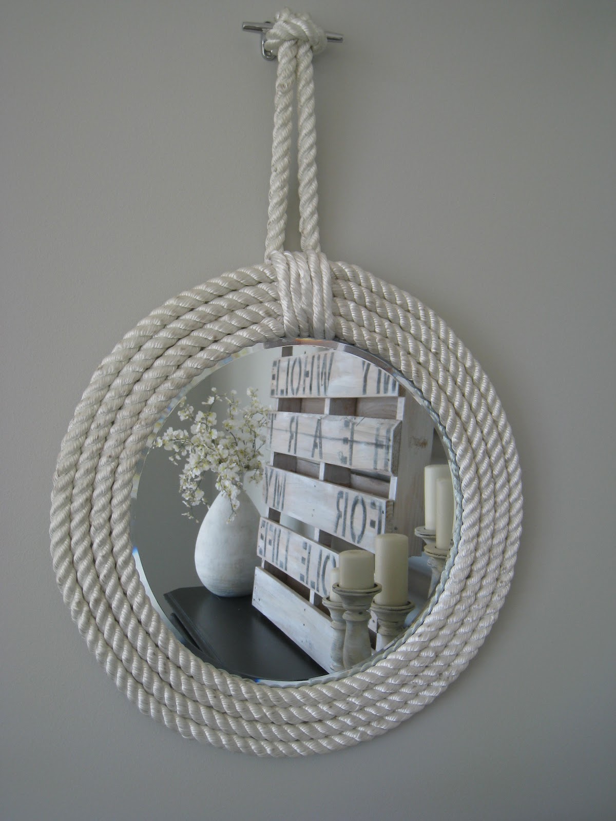 Nautical Rope Mirrors The Lilypad Cottage