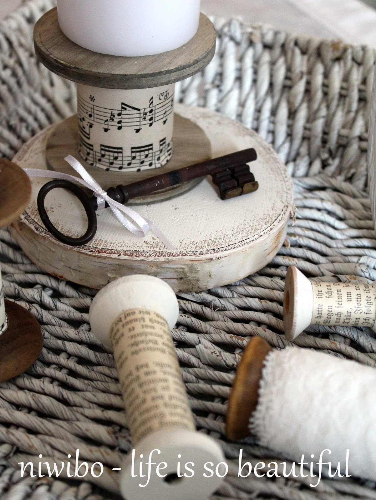 Niwibo life is so beautiful: neues papier diy = neue deko / aus ...