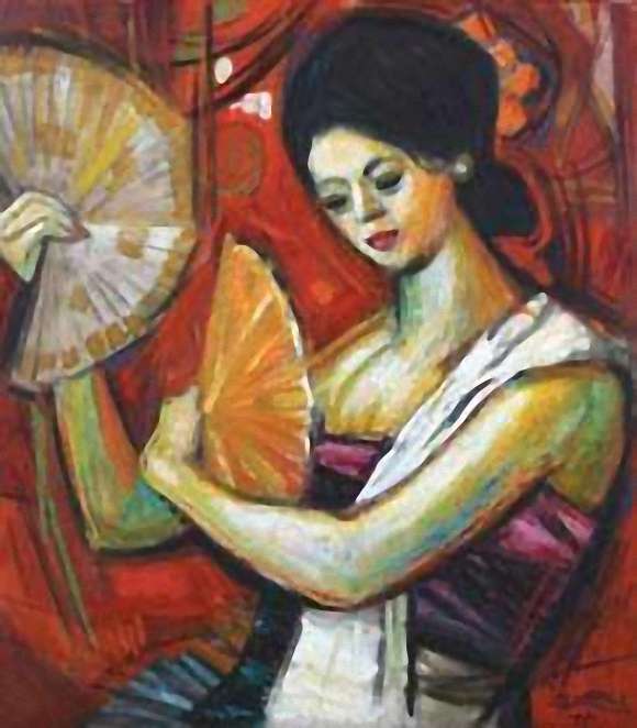 Gambar Lukisan Karya Seni Barli Sasmitawinata Seni Rupa