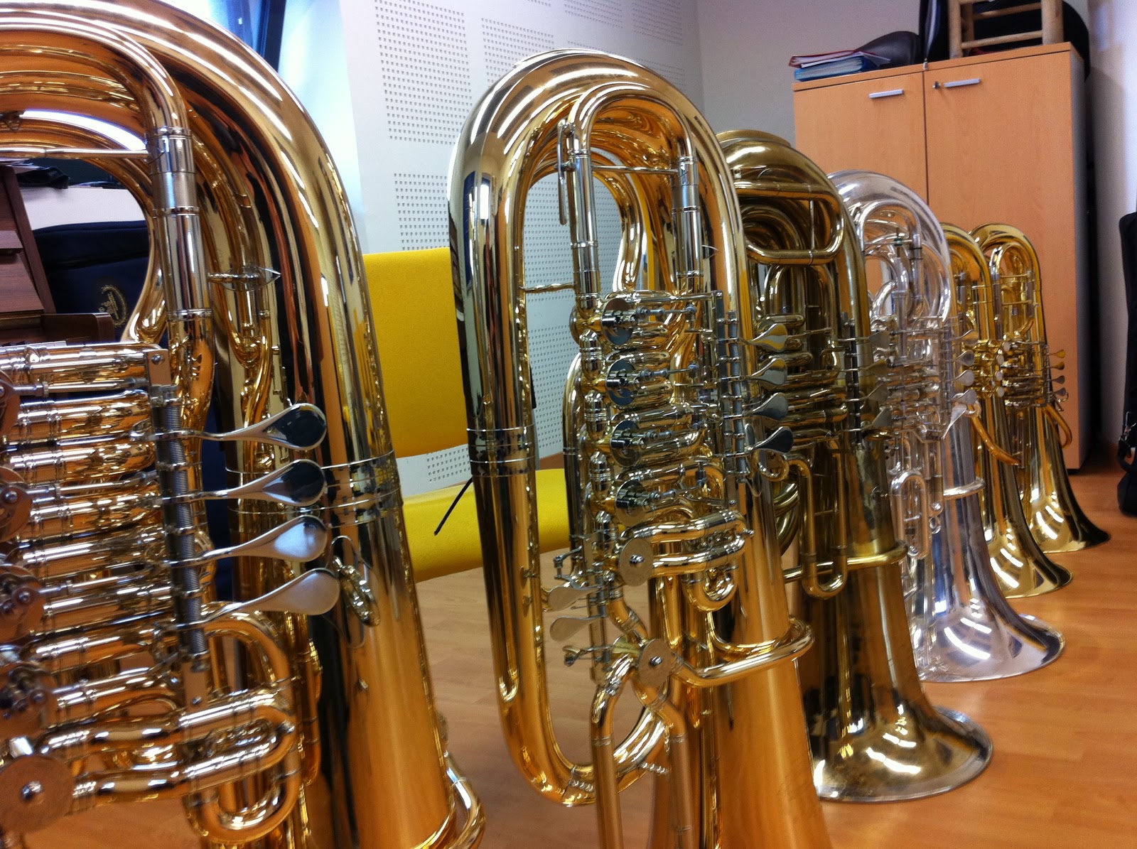 La Clase de Tuba del Conservatorio de Gijón. El aula 501