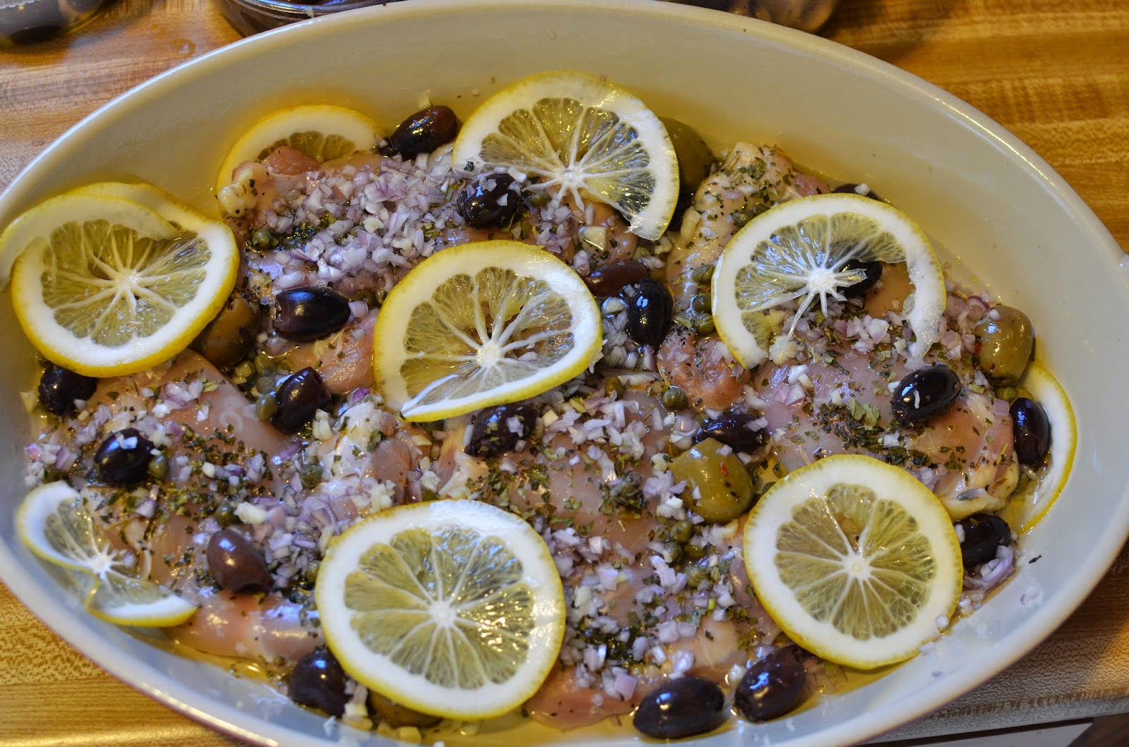 Jes' CrossFit Blog Baked Chicken with Capers and Olives