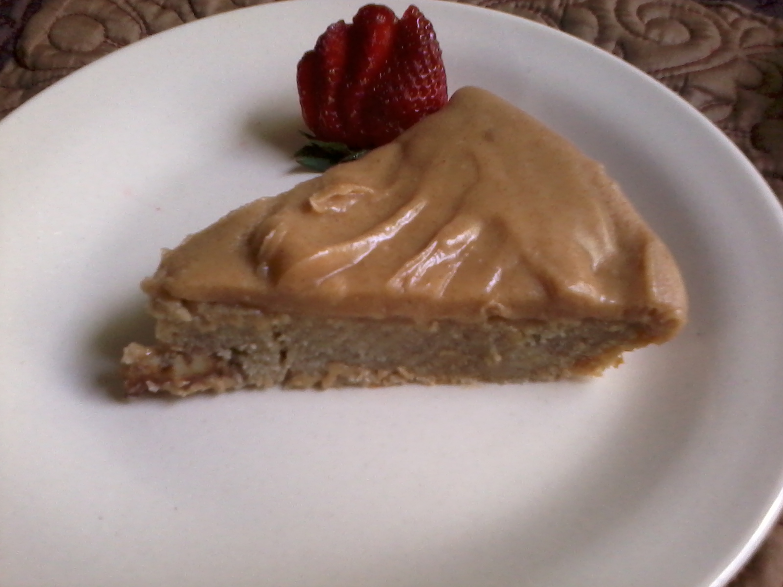 Banana Quinoa Cake with Cinnamon Almond Butter Icing Gluten Free
