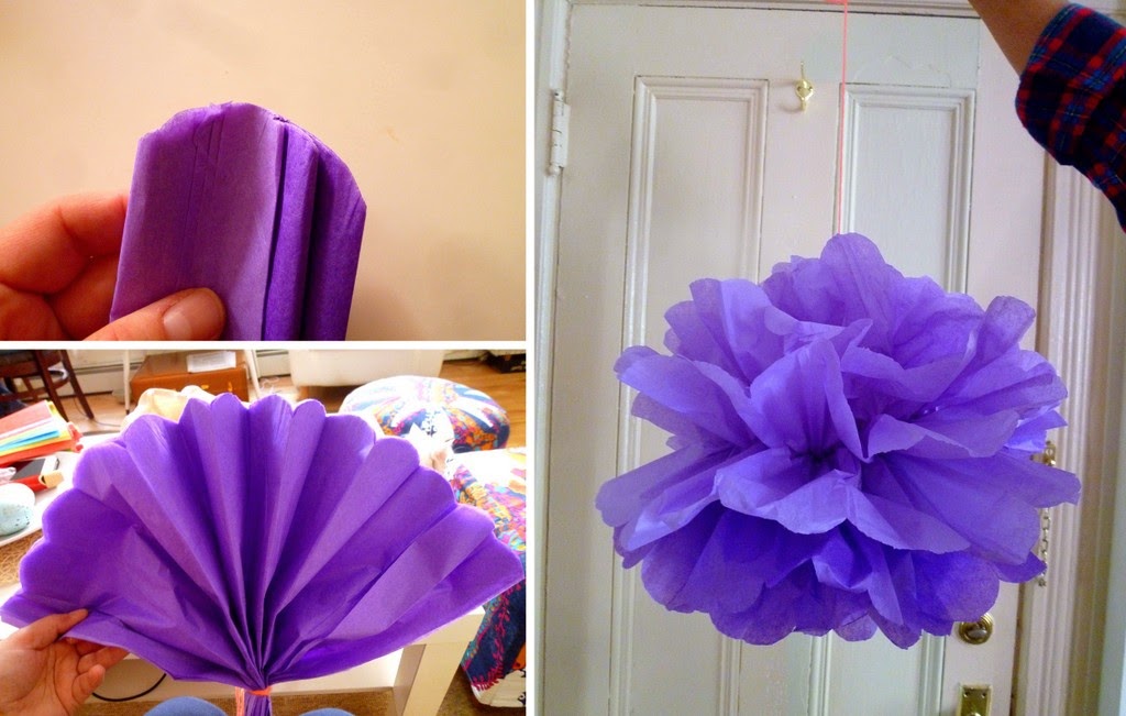 Teodeco: tissue paper flowers / seidenpapier blumen