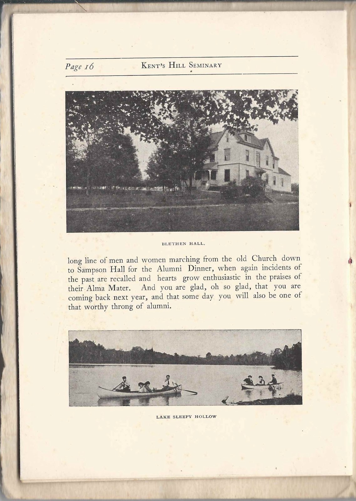 Heirlooms Reunited December 1911 Kent's Hill Seminary Bulletin, at