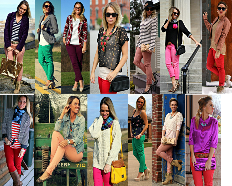 Pop! of Style How To Wear Colored Pants