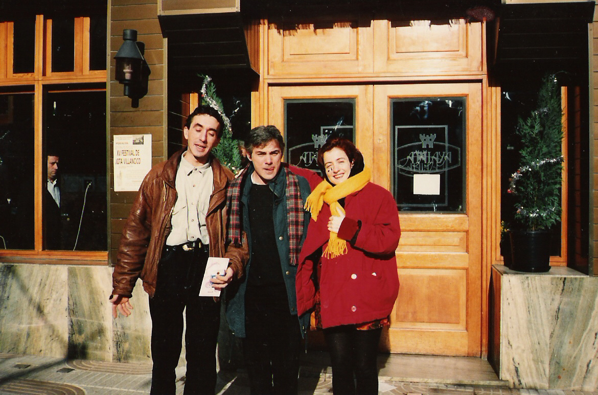 En Peralta, Navarra con productora y escenografo de LA FURA DEL BAUS