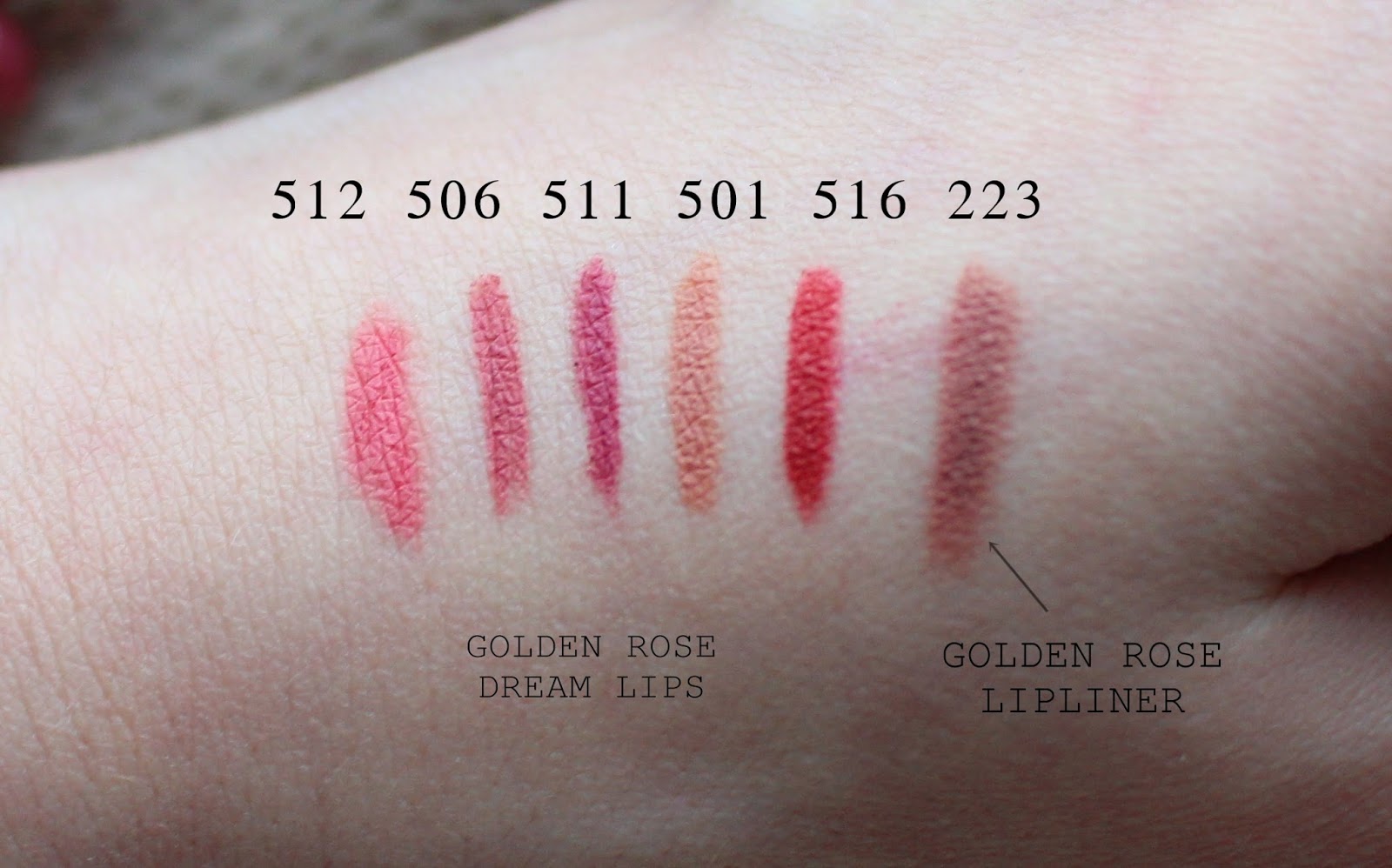 Lua Makeup Artist GOLDEN ROSE SZMINKI I KONTURÓWKI