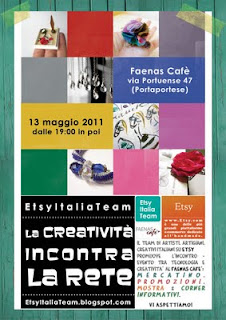 Locandina evento Faenas 2011 Locandian evento Etsy Italia Team maggio 2011