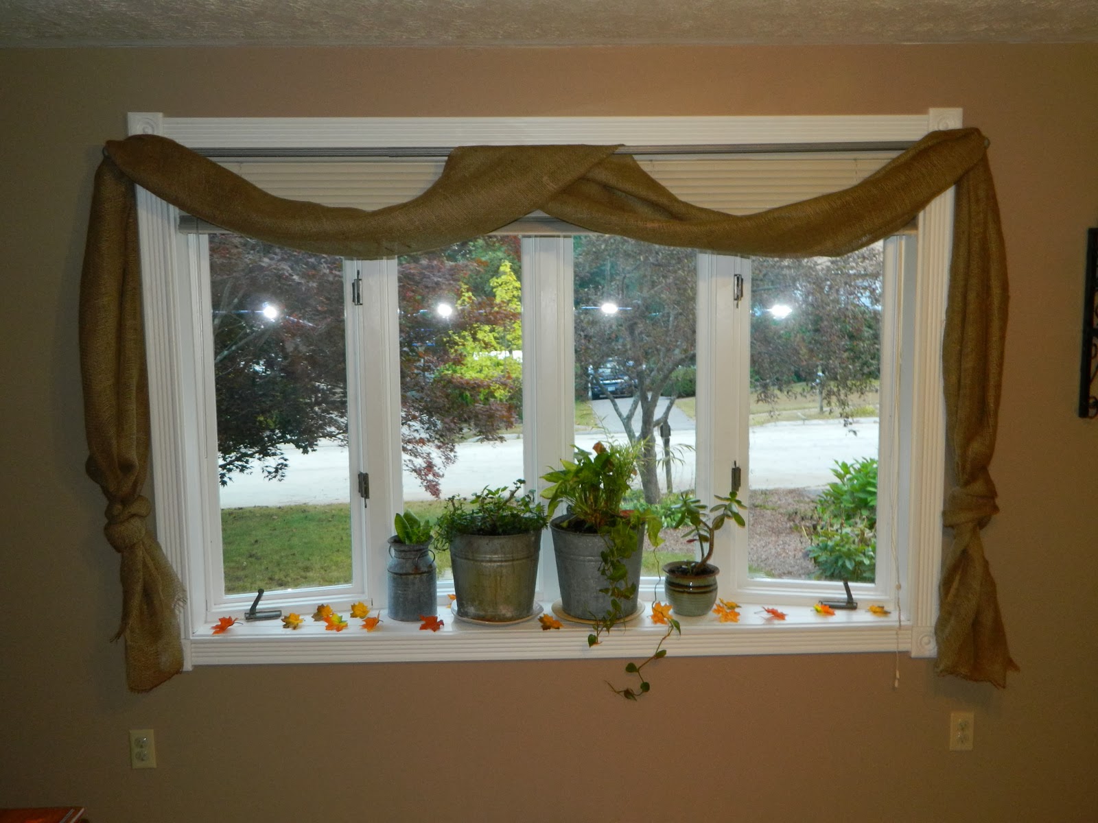 Creations By ASH Burlap Swag Curtains