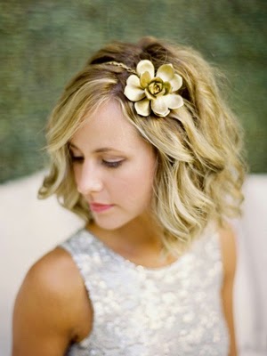 My Rose Wedding Hair Flowers For Short Hairstyles