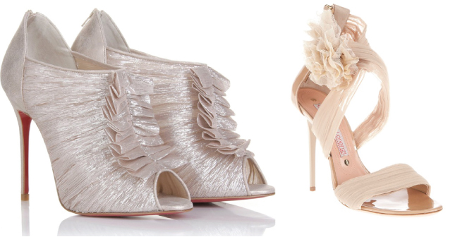 Wedding Trends} : Nude Wedding Shoes - Belle The Magazine
