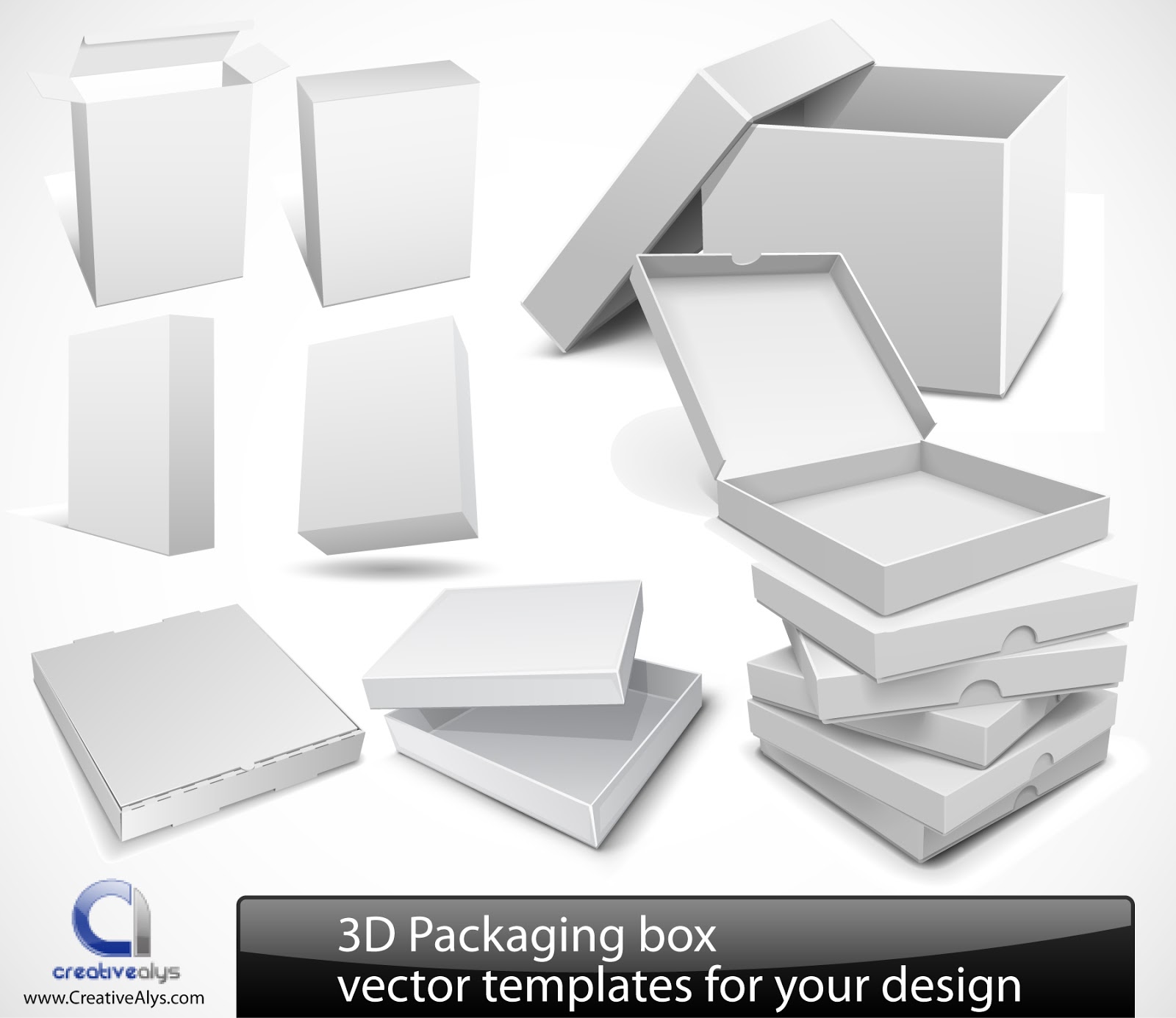 Vector Packaging Templates