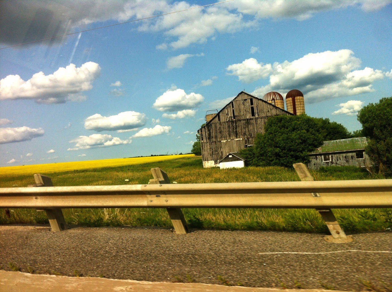 Old barn on the road to Sauble Beach
