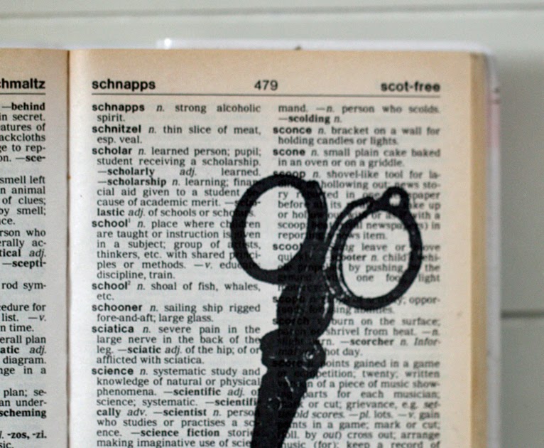 StampingMathilda Dictionary Scissors