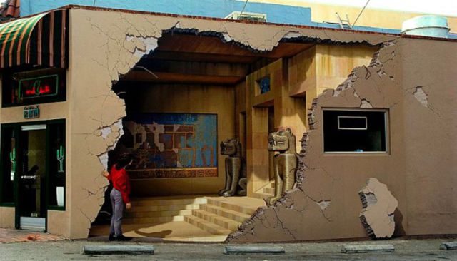 arte em fachada pintura em fachada