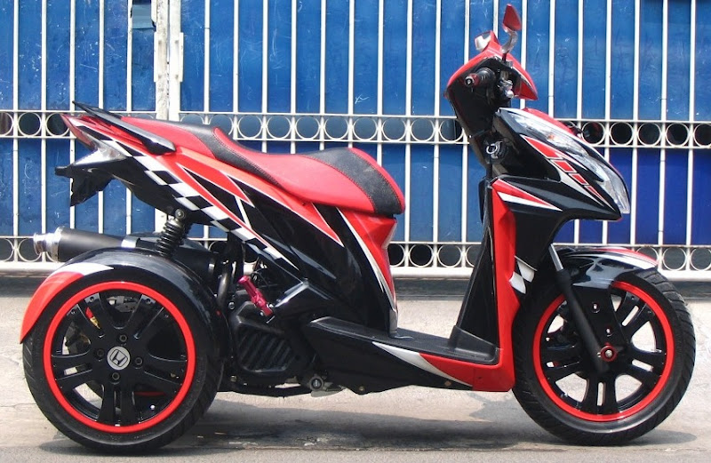 Gambar Modifikasi Honda Vario CBS dan non CBS- Bagi anda yang doyan title=