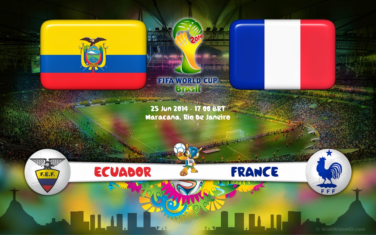Prediksi score bola Prancis vs Ekuador 26 Juni 2014 Piala Dunia