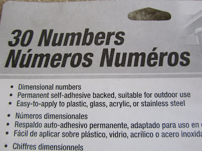 Easy DIY Address Plaque Makeover from Setting for Four #DIY # House address #Spray paint