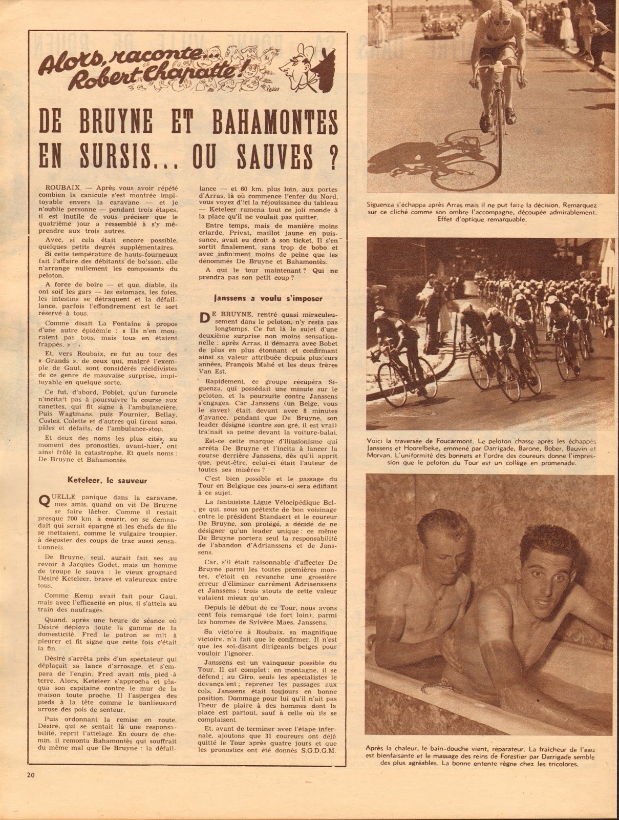 Cycling Passions 44th Tour de France 1957