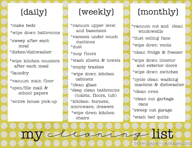 Home project list printable Home project list printable