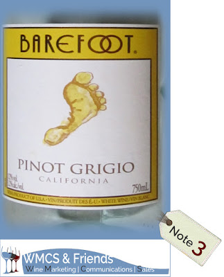 Rewe - Test und Bewertung kalifornischer Weißwein Barefoot Pinot Grigio Kalifornien
