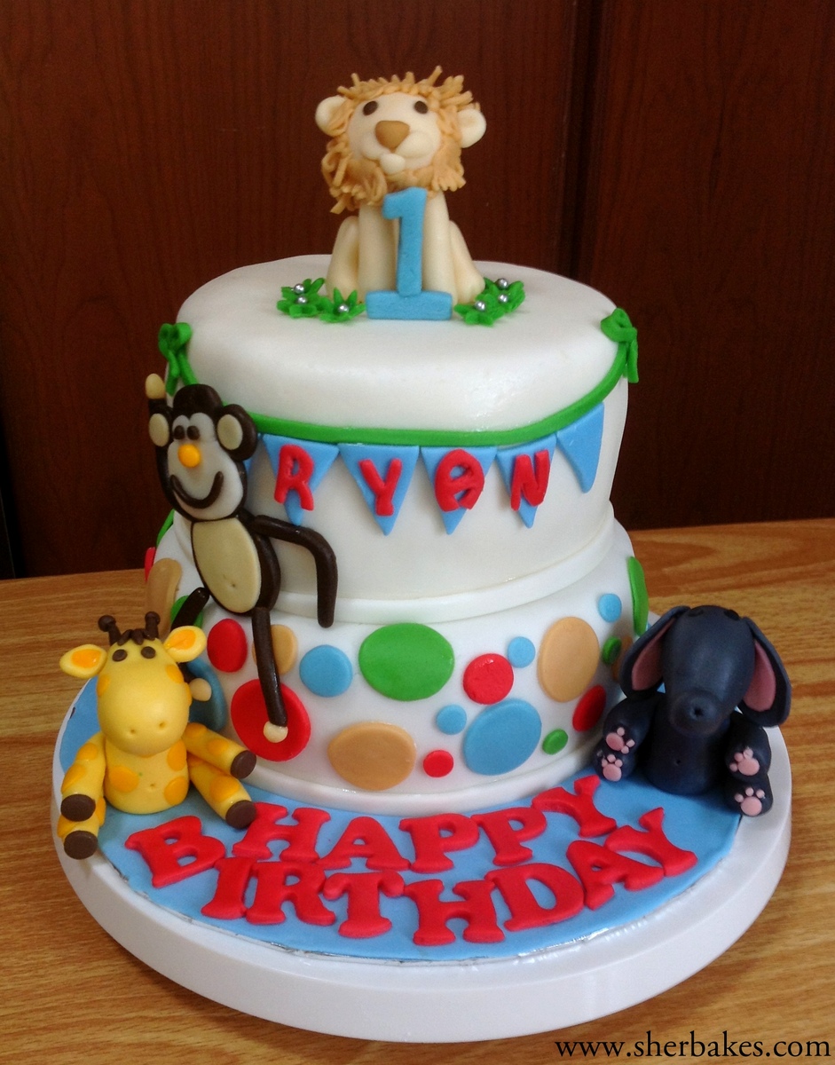 safari theme cake 2