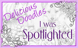 I was spotlighted at delicious doodles