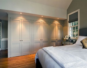 A Perfect Gray Closet Doors