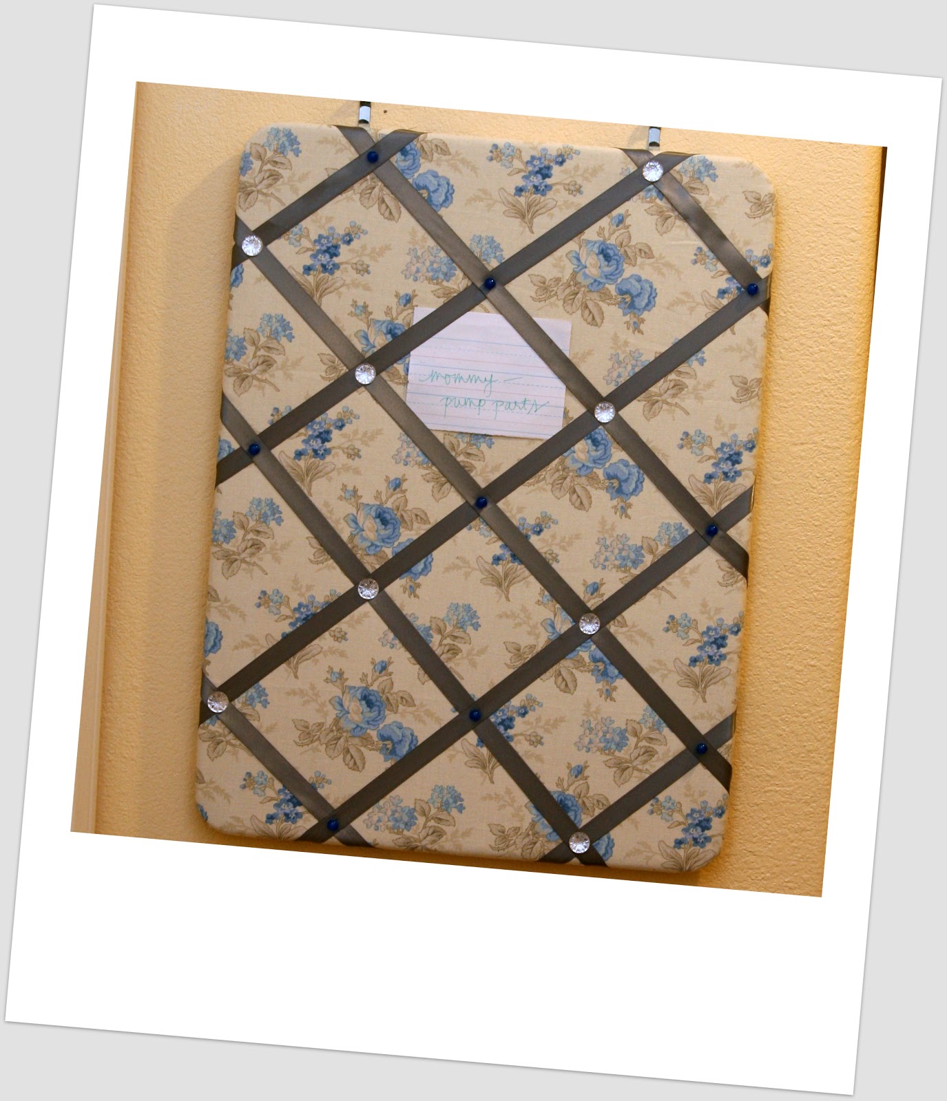 LoveNote Crafts DIY Upcycled French Memory Board