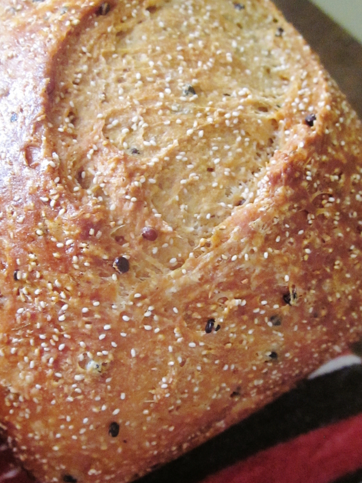 Chef Tess Bakeresse Whole grain Kamut Bread with Teff and Black quinoa