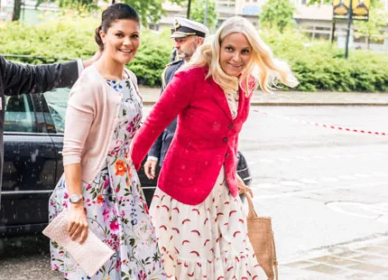 Crown Prince Haakon and Crown Princess Mette-Marit of Norway, Crown Princess Victoria of Sweden attended the Eat Stockholm Food Forum 2015