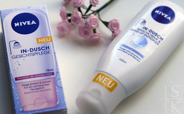 Nivea - In-Dusch Waschcreme und Make-Up Entferner und In-Dusch Gesichtspflege für trockene und sensible Haut