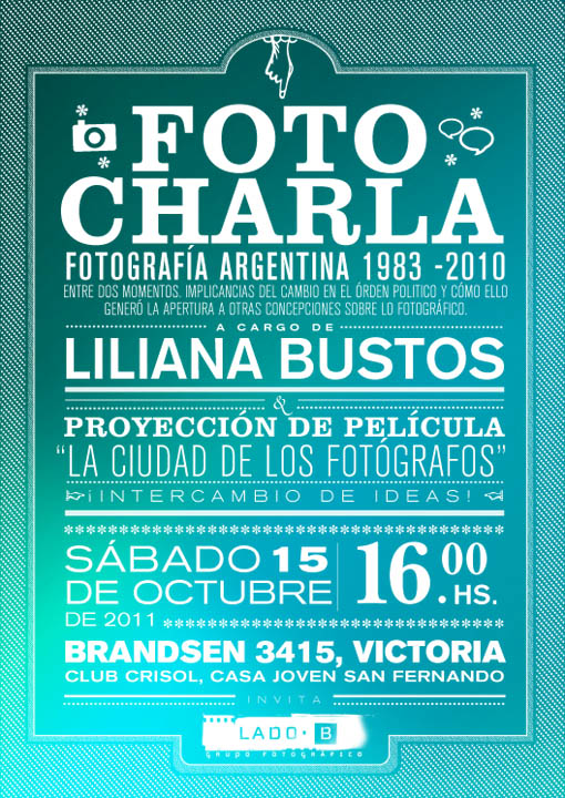 flyer Liliana Bustos