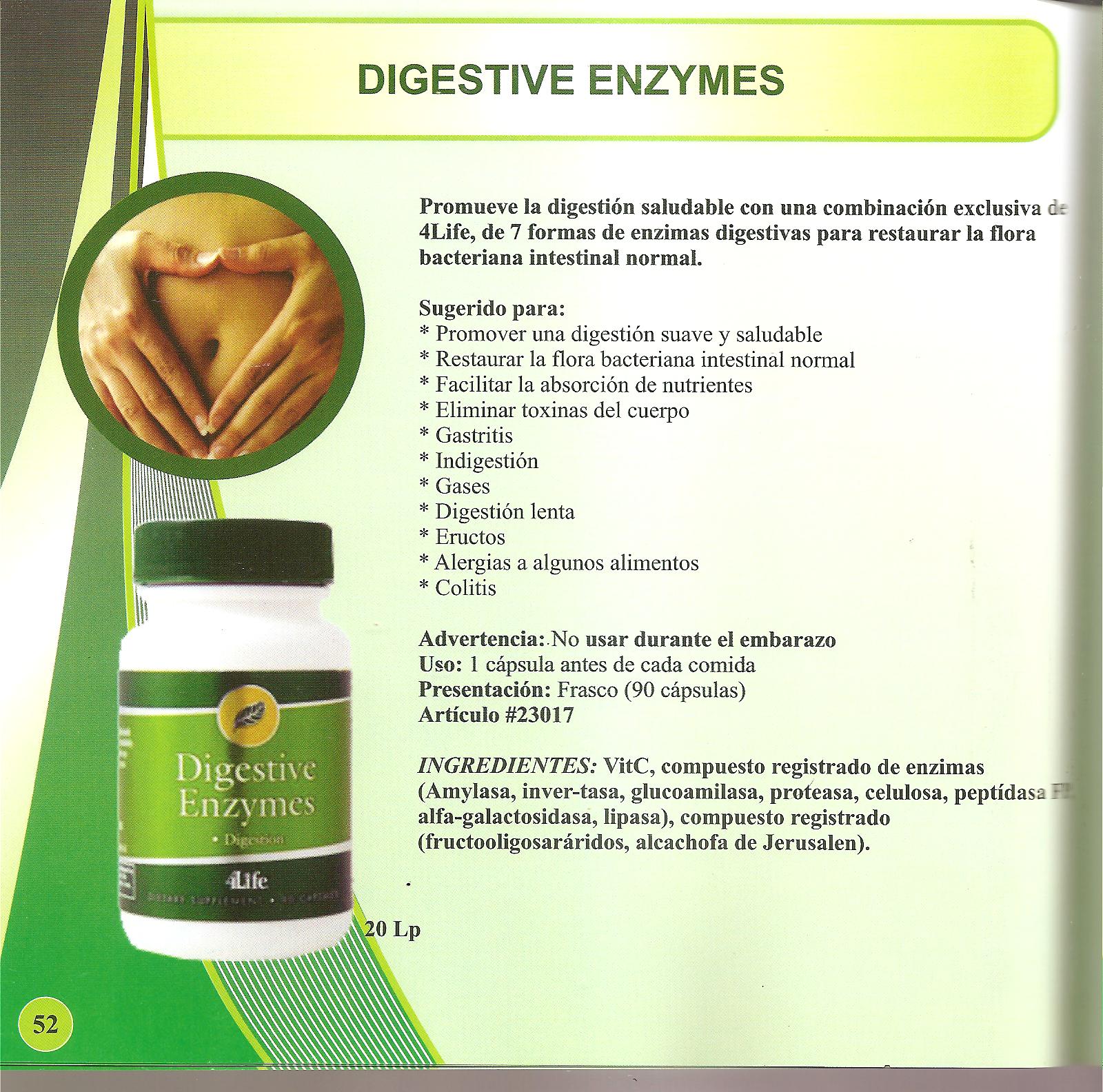 DIGESTIVE ENZYMES SALUD FINANCIERA