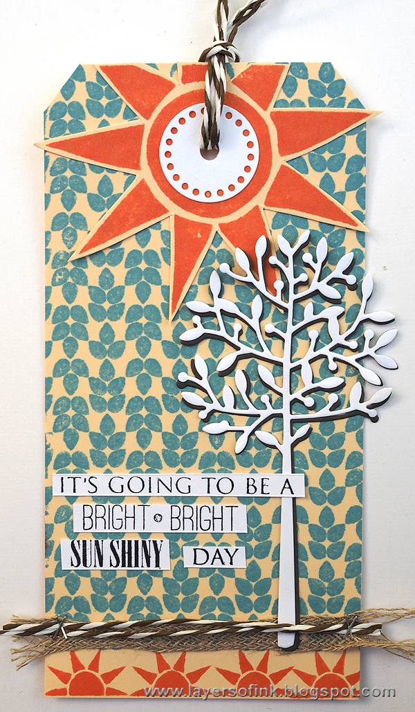 Layers of ink - Sunny Tag by Anna-Karin