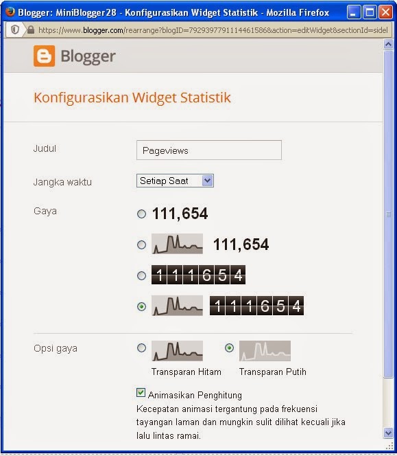 Cara Memasang Pageviews di blog pasang pageviews di blog