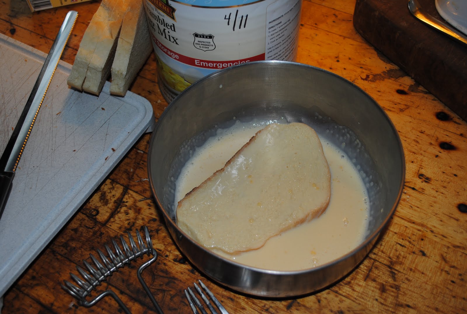 Paratus Familia Blog Product Review Powdered Scrambled Eggs (Stored