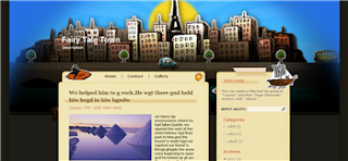 Fairy Tale Town Blogger Template