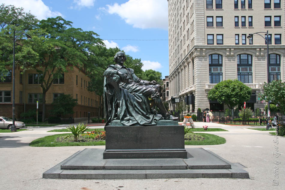 Public Art in Chicago Lincoln Park Grandmother's Garden [William