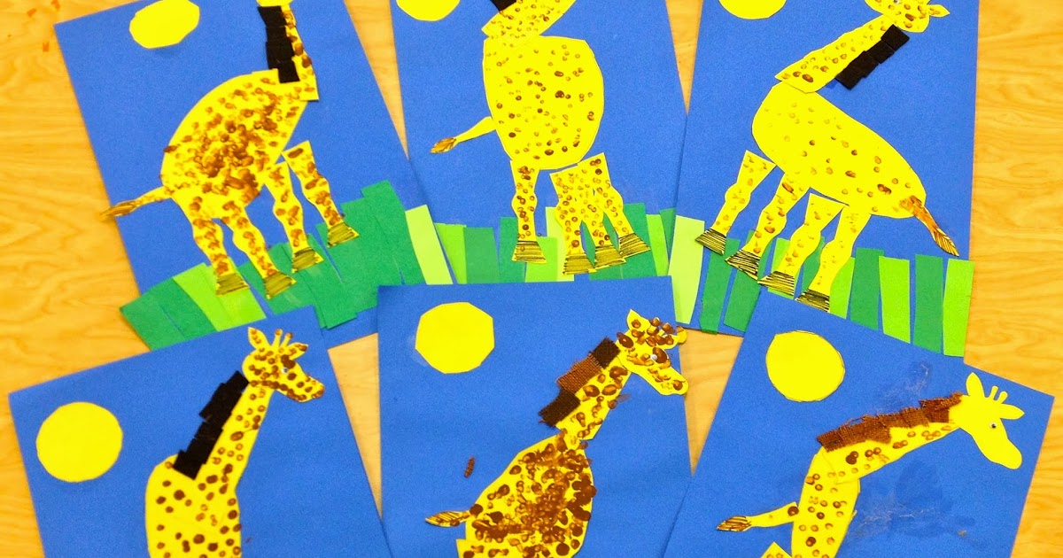 Art with Mr. Giannetto: Kindergarten Giraffes