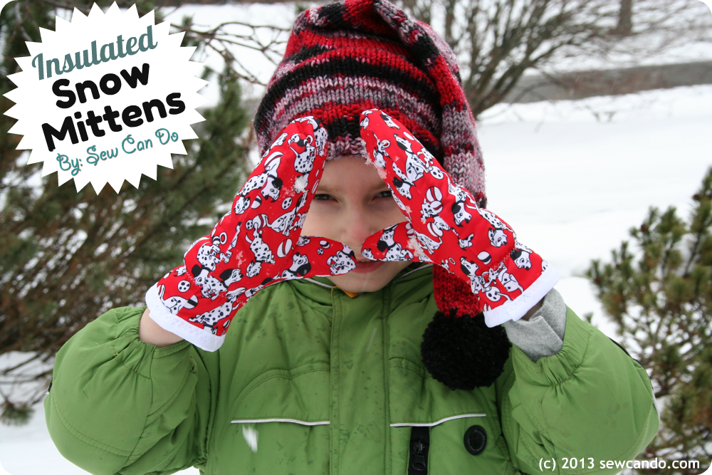 Sew Can Do Make Your Own Snow Gear Part 2 Insulated Snow Mittens