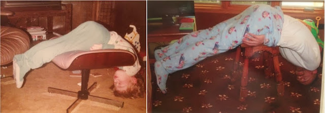 Durmiendo como niños, fotos de antes y después.