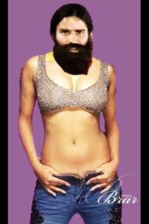 FUNNY INDIAN PICTURES GALLERY : BABA RAMDEV -  FUNNY