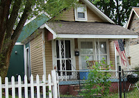 The house Robert N. Runyan and his mother Fannie (Whiteley) Runyan lived in circa 1900