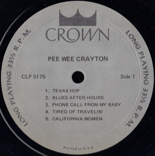 Interesting moment Pee wee crayton discography Too seemed Pee wee crayton discography