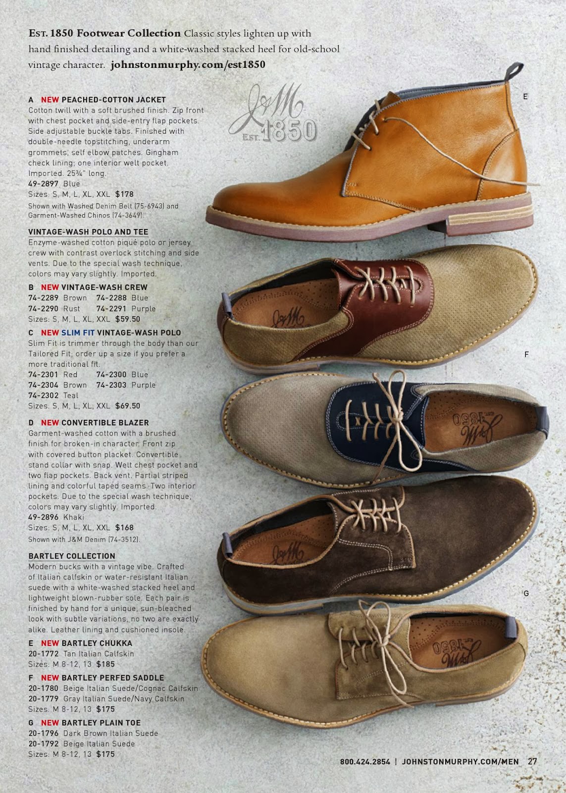 Sarah Anne Ward Photography News New work for Johnson and Murphy 2014