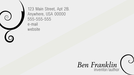 Elegance’ Business Card PSD Elegance’ Business Card PSD