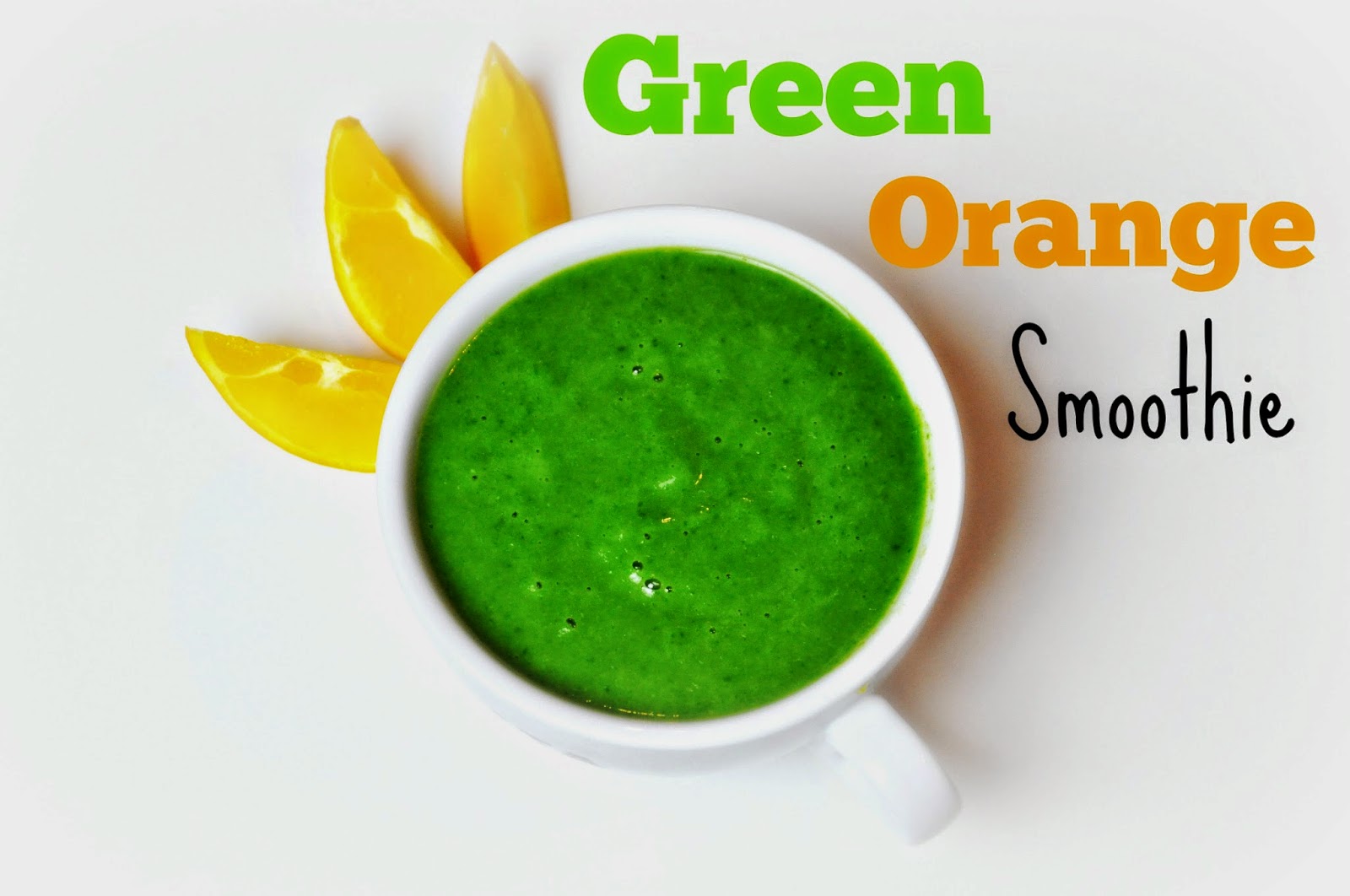 Green Orange Smoothie Recipe Pure Power Panda